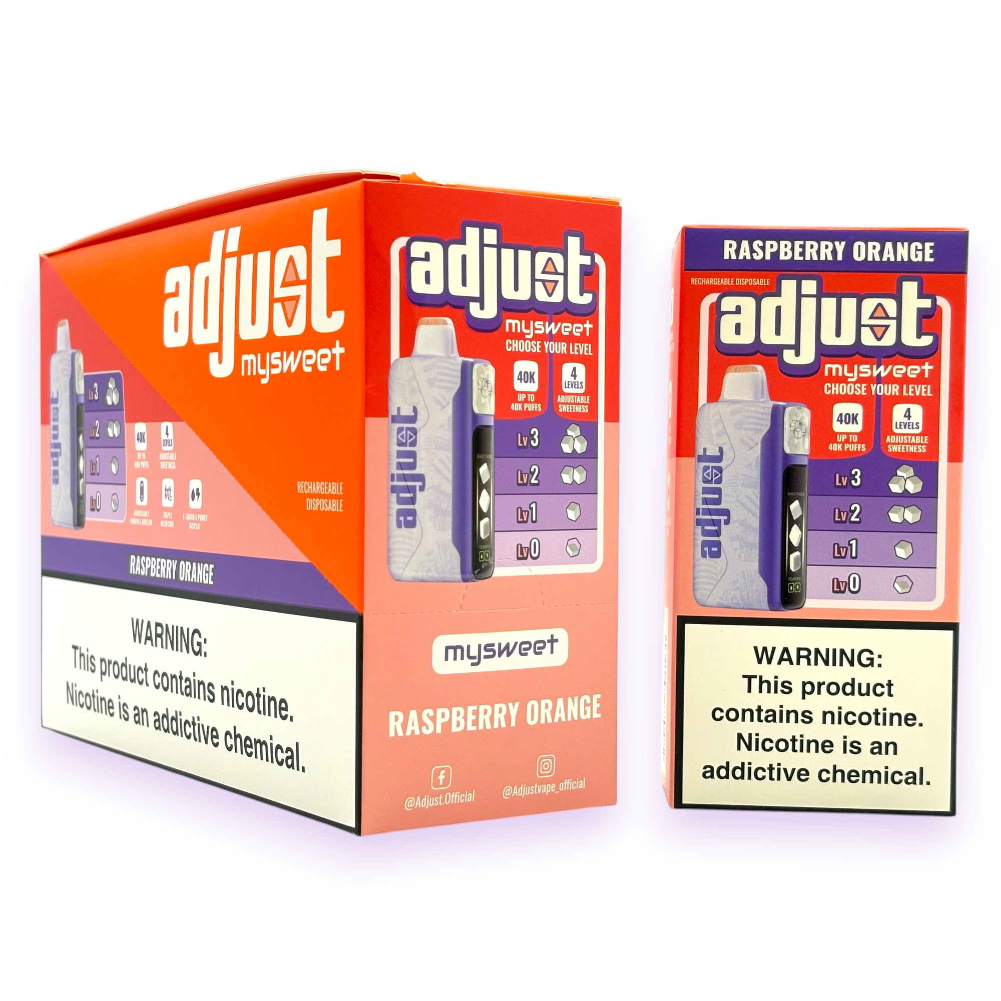 Adjust My Sweet 40K Disposable Vape | 101Distributors Ga