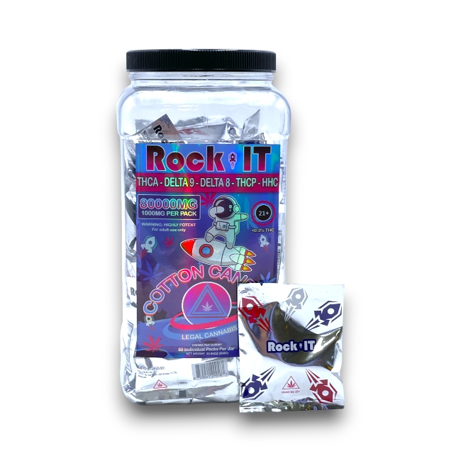 Rock IT Gummies THCA+D9+D8+THCP+HHC 1000MG