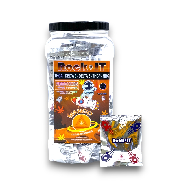Rock IT Gummies THCA+D9+D8+THCP+HHC 1000MG