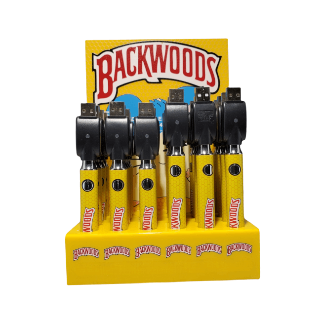 B WOOD DECAL BATTERY DISPLAY YELLOW 25 CT | BAT -0001 product image