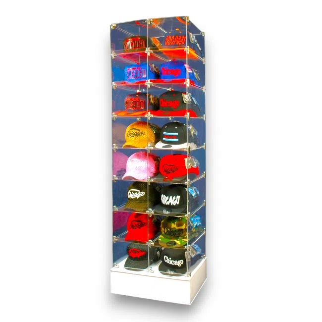 Warehouse in Atlanta C Store - Display Cap 8 Shelf Empty Floor Display1712599400913.webp