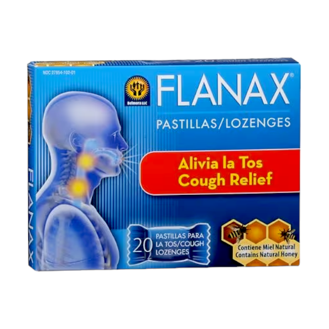 FLANAX MEDICINE LOZENGE THROAT 30CT/PK THROAT & COUGH RELIEVER