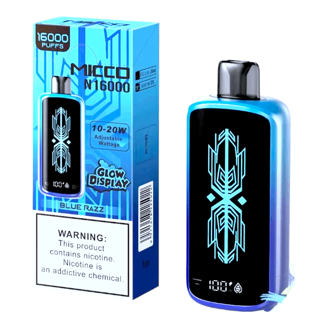 Micco N16000 Glow Display Disposable 101Distributorsga