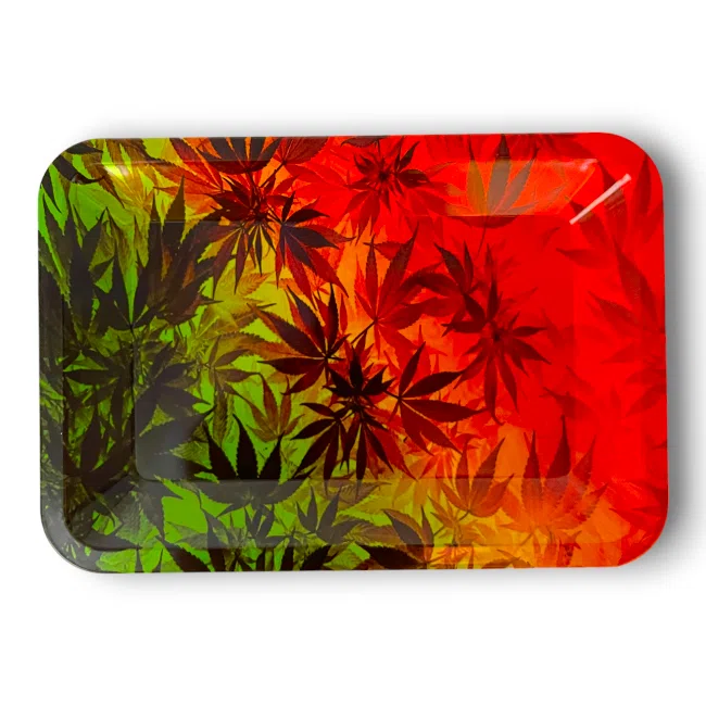 Small Rolling Tray - Metal Smoking Accessories