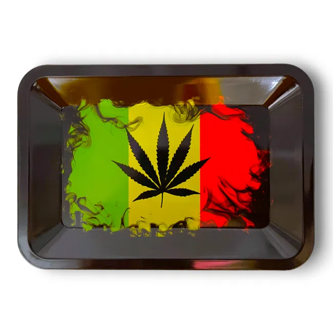 Small Rolling Tray - Metal Smoking Accessories