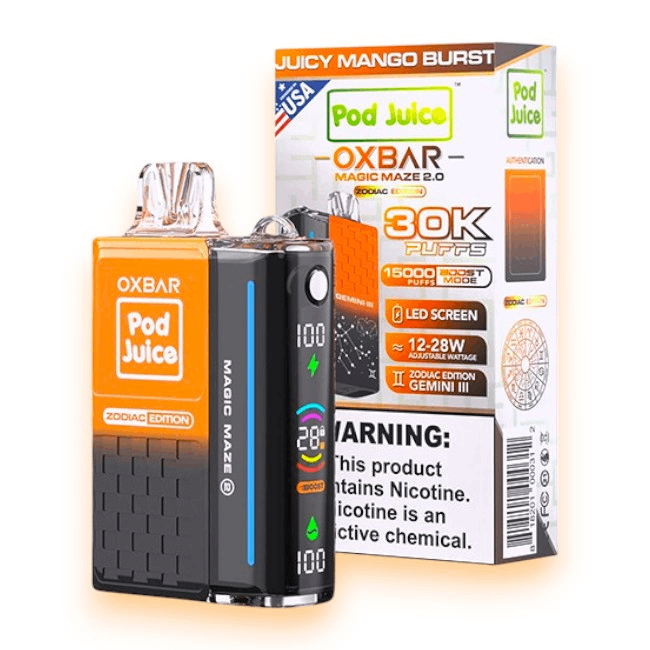 OXBAR Pod Juice Zodiac Edition Disposable 30K 101Distributors Ga