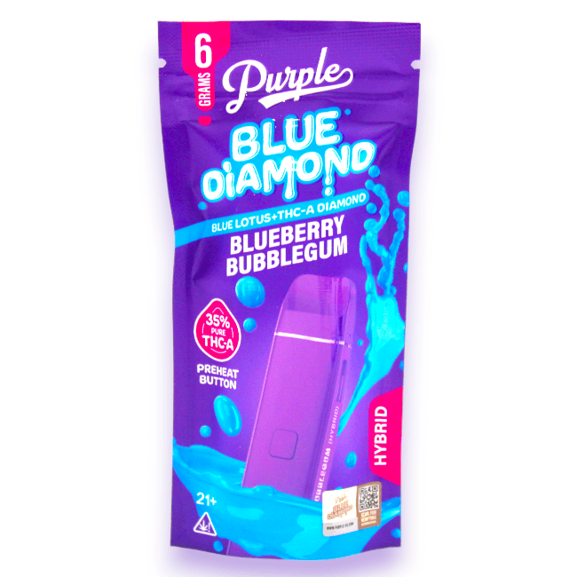 Purple Blue Diamond - Blue Lotus + THC-A Diamond 6gm