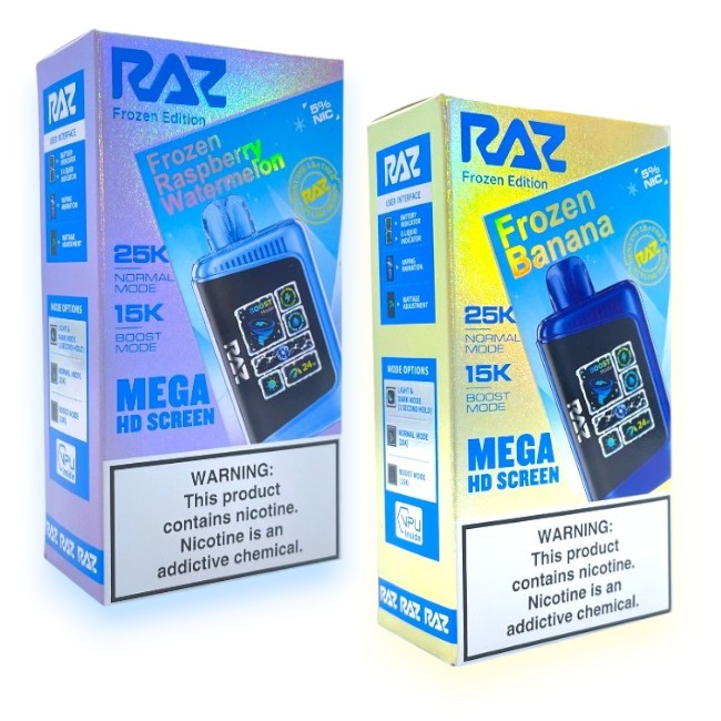 Raz Ltx 25000 Puffs Disposable Vape – Frozen Edition 1 Raz LTX 25000 Puffs  Disposable Vape ¨C Frozen Edition Disposable Vape Lazada