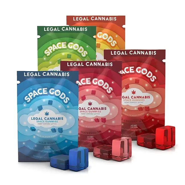 SPACE GODS | GUMMIES | THC +CBD | 60MG/PK | 30 CT product image