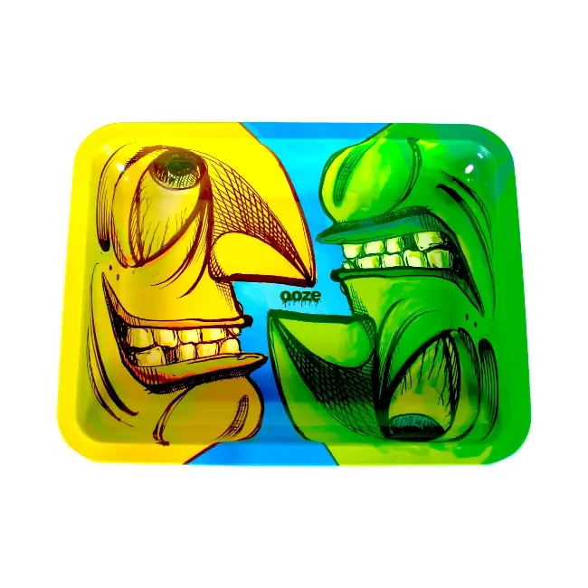 OOZE ROLLING TRAY | METAL - FACE OFF -MEDIUM product image
