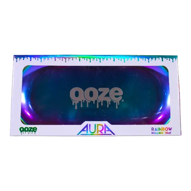 OOZE ROLLING TRAY | METAL - RAINBOW -SMALL product image