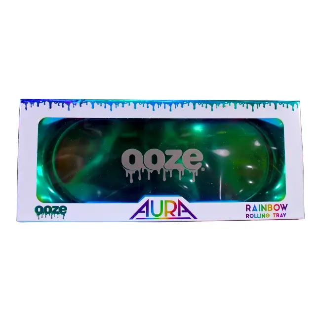 OOZE ROLLING TRAY | METAL - RAINBOW -MEDIUM product image