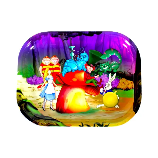 VSYNDICATE | METAL TRAY SMALL - ALICE MUSHROOM product image
