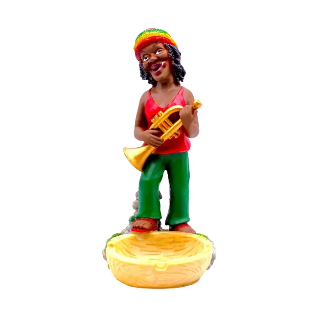 NBC | SMOKING ACC | ASHTRAY | JAMAICAN POLY RESIN | 1 CT | MEDIUM | LT177 product image