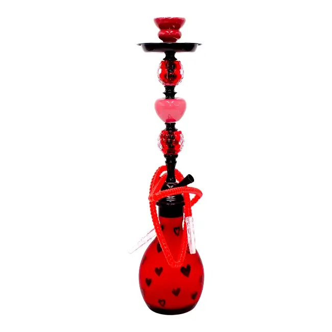 BADSHAH HOOKAH | LOVE | 1 HOSE | (21 INCH) | RED product image