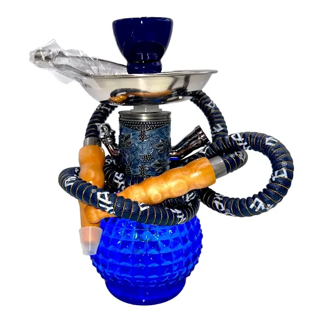 MYA | HOOKAH | BAMBINO | 1 HOSE | DARK BLUE CHROME product image