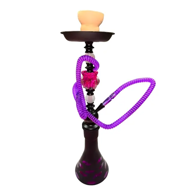HOOKAH | ZEBRA SMOKE - 2 HOSE - CHARLIE - PURPLE | GA007326 product image