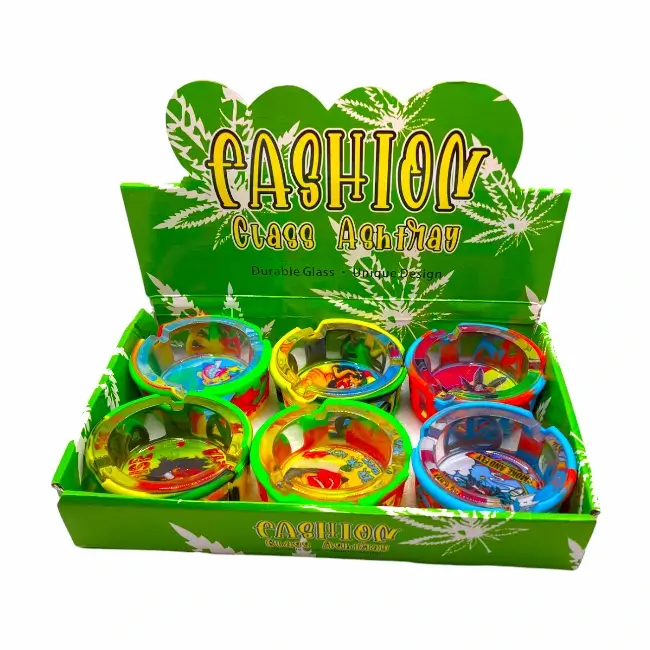 GLASS ASHTRAY W/ SILICONE product image