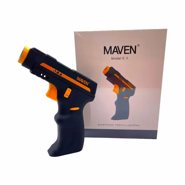 MAVEN | SMOKING ACC | TORCH LIGHTER | 1 CT | K2 | BLACK product image