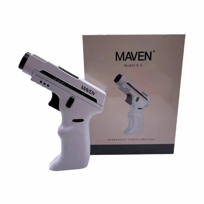 MAVEN | SMOKING ACC | TORCH LIGHTER | 1 CT | K2 | WHITE product image
