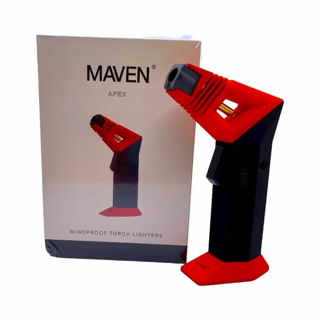 MAVEN | SMOKING ACC | TORCH LIGHTER | 1 CT | APEX RED product image