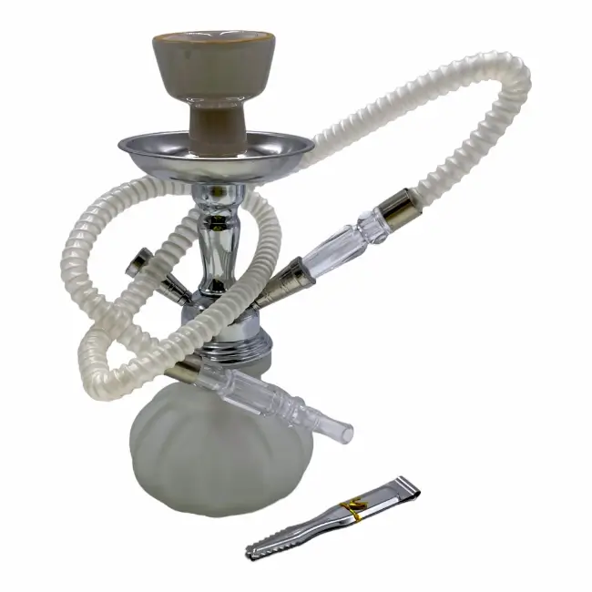 BADSHAH | HOOKAH KIT | PUMPKIN | 2 HOSE | 1 CT | WHITE product image