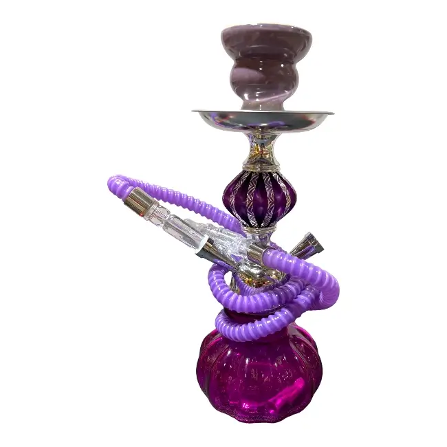 ZEBRA SMOKE | HOOKAH | X3 | 2 HOSE | NEON | 1 CT | PURPLE product image