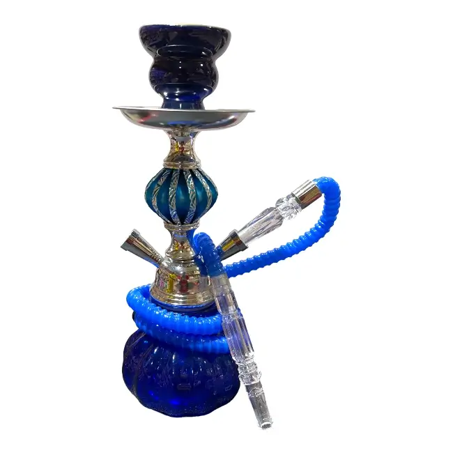 ZEBRA SMOKE | HOOKAH KIT | X3 | 2 HOSE | 1 CT | BLUE product image