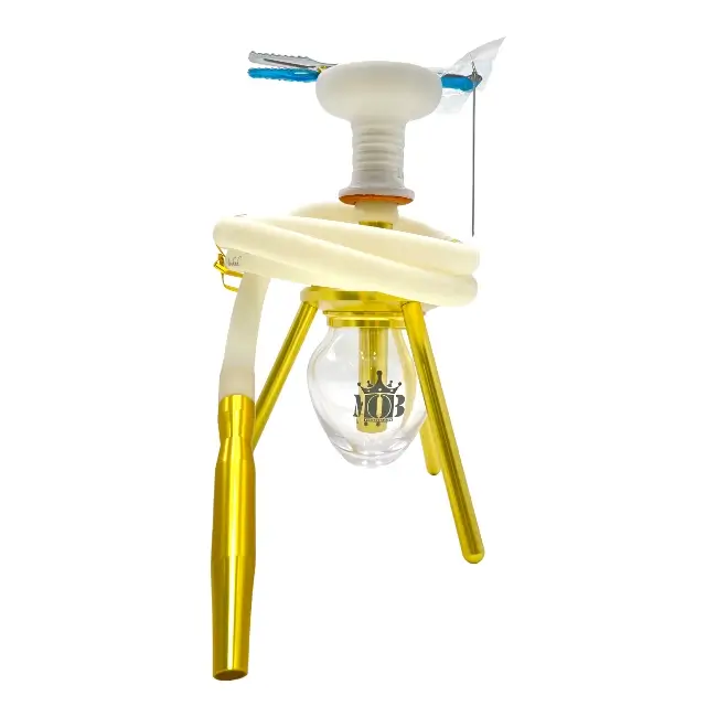 MINI SPIDER HOOKAH 12" - YELLOW/GREEN CAMO product image