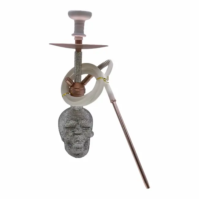 MOB | HOOKAH | 19" SWAROVSKI SKULL | Rose product image