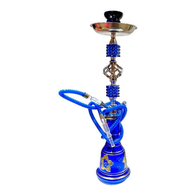 ZEBRA SMOKE | HOOKAH | 28" | 3 HOSE | 1 CT | BLUE product image