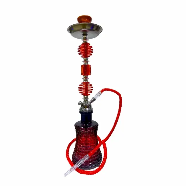 BADSHAH | HOOKAH KIT | HURRICANE | 23 | 1 HOSE | 1 CT | RED product image