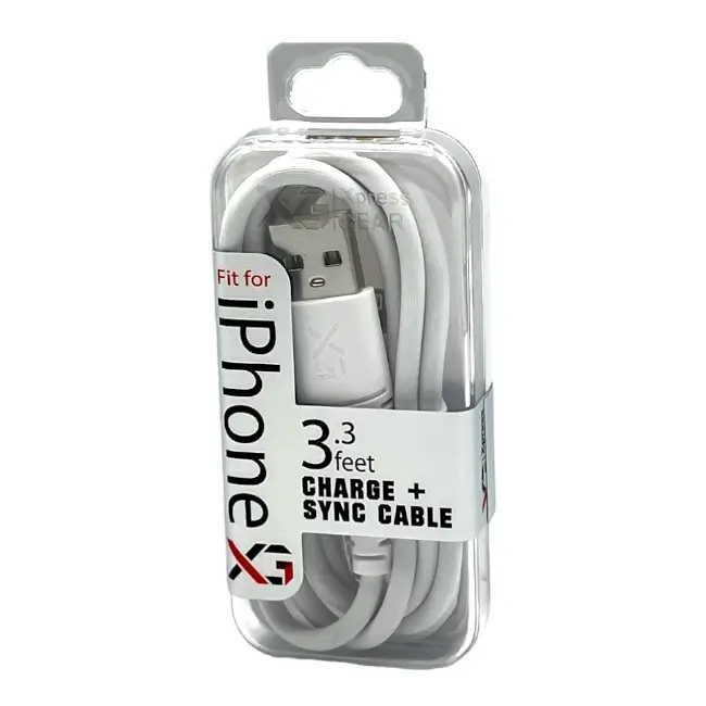 XPRESS GEAR | IPHONE | WHITE | 3.3 FT | 6 CT | A7/5 | B 10/5 product image