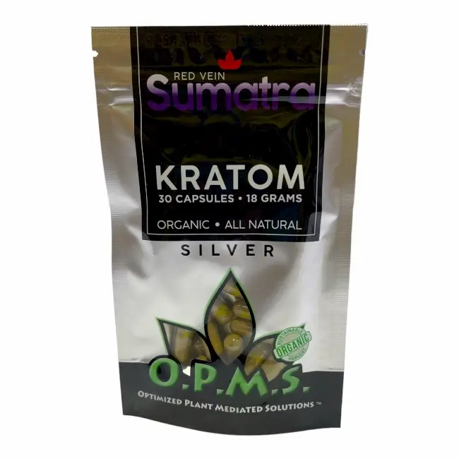 OPMS SILVER KRATOM 18 GM | 30 CT | SUMATRA RV product image