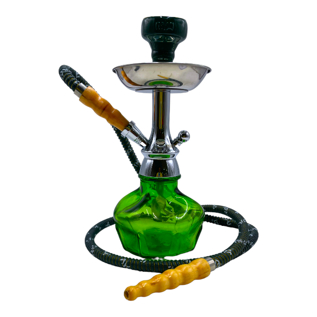 MYA | HOOKAH | VENTO255 - WIRE BASKET - 1 HOSE - OLIVE GREEN product image