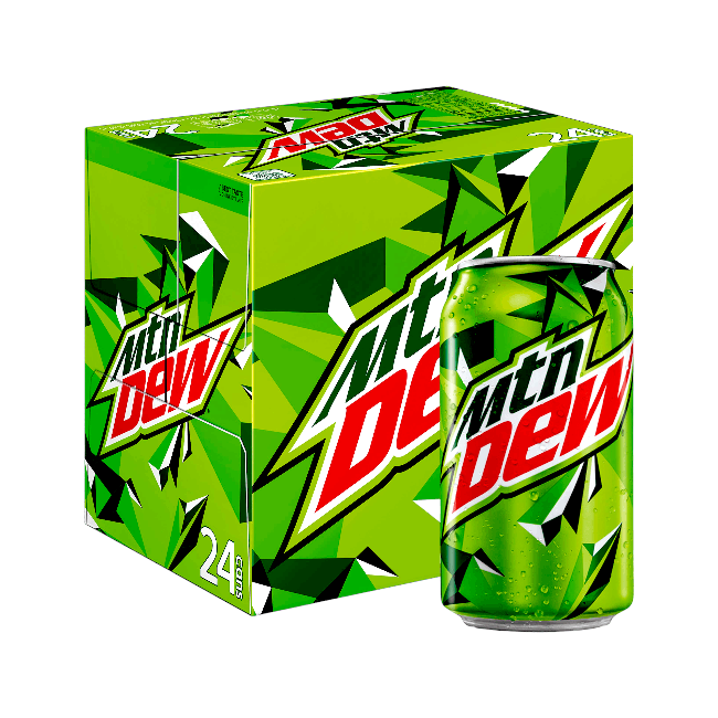 Mountain Dew Soda Can 12oz 101distributorsga